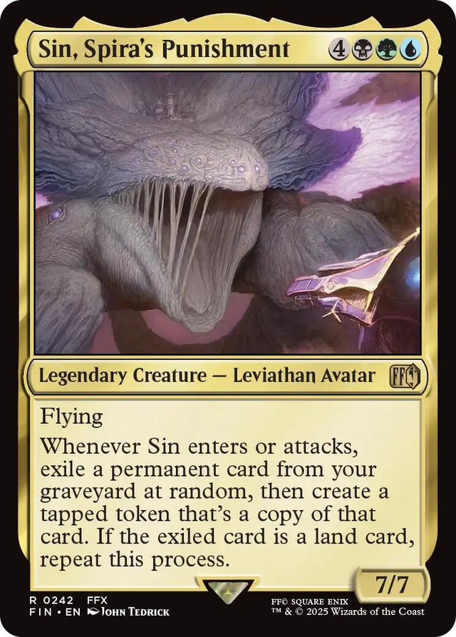 Image for Sin, Spira's Punishment (242) (FINAL FANTASY) - Magic: The Gathering