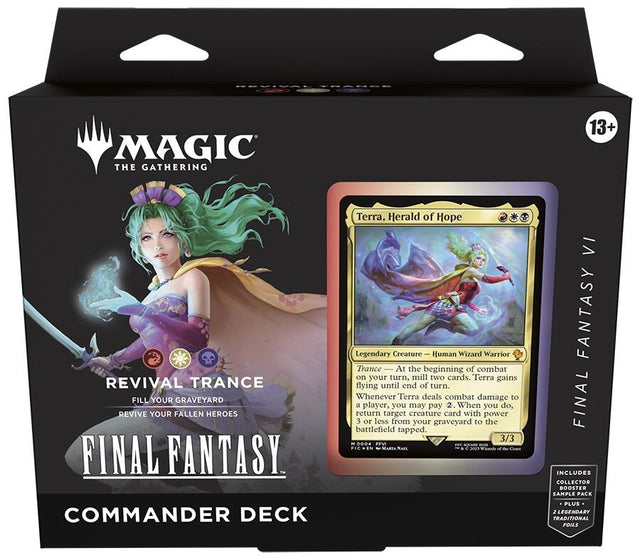 Image for FINAL FANTASY Commander Deck - FINAL FANTASY VI Revival Trance - Magic: The Gathering
