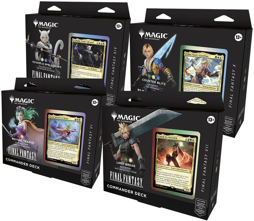 Image for FINAL FANTASY Commander Deck Display - Magic: The Gathering