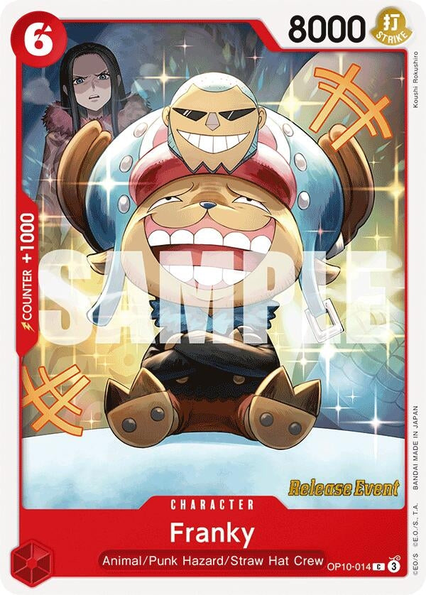 Image for Franky (014) (OP10-014) (Royal Blood Release Event Cards) - One Piece Card Game