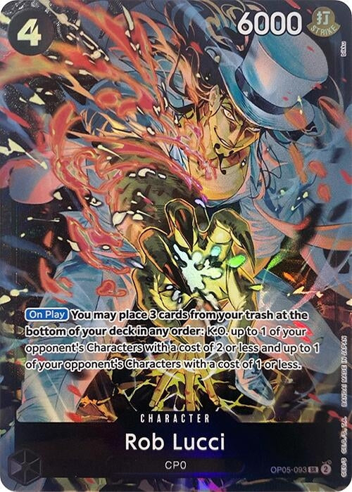 Image for Rob Lucci (Illustration Box EX) (OP05-093) (Foil) (One Piece Promotion Cards) - One Piece Card Game