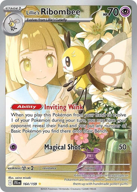 Image for Lillie's Ribombee (164/159) (SV09: Journey Together) - Pokemon