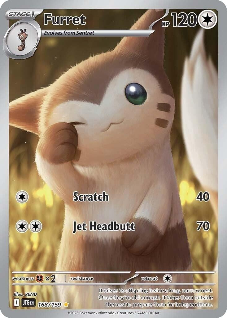 Image for Furret (168/159) (SV09: Journey Together) - Pokemon