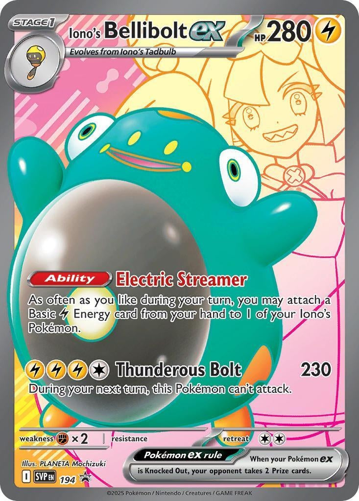 Iono's Bellibolt ex - 194 (194) (SV: Scarlet & Violet Promo Cards)