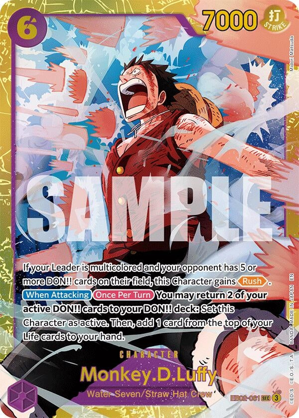 Image for Monkey.D.Luffy (061) (EB02-061) (Foil) (Extra Booster: Anime 25th Collection) - One Piece Card Game