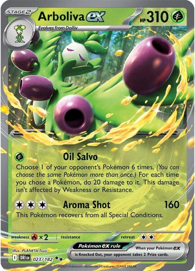 Image for Arboliva ex (023/182) (SV10: Destined Rivals) - Pokemon