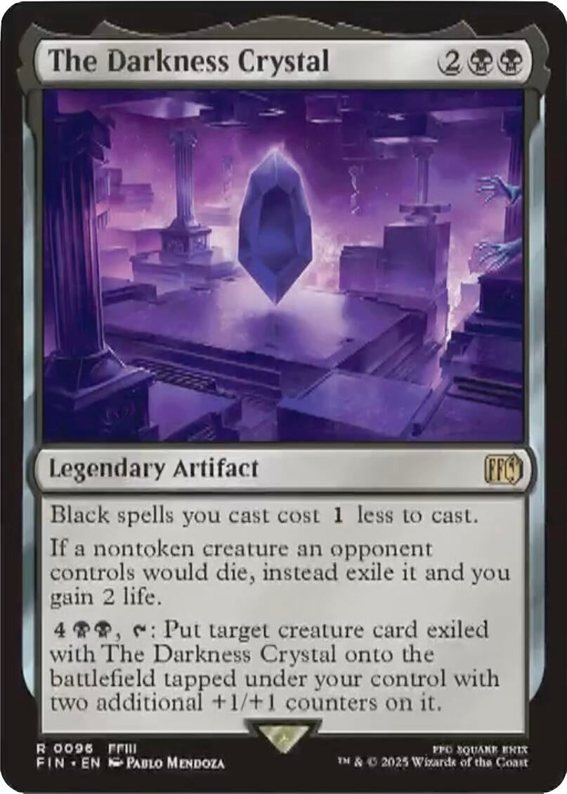 Image for The Darkness Crystal (96) (Foil) (FINAL FANTASY) - Magic: The Gathering
