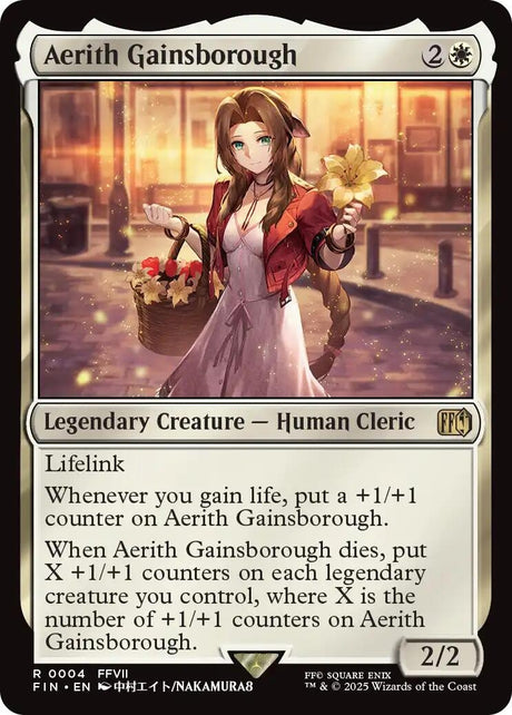 Image for Aerith Gainsborough (4) (Foil) (FINAL FANTASY) - Magic: The Gathering