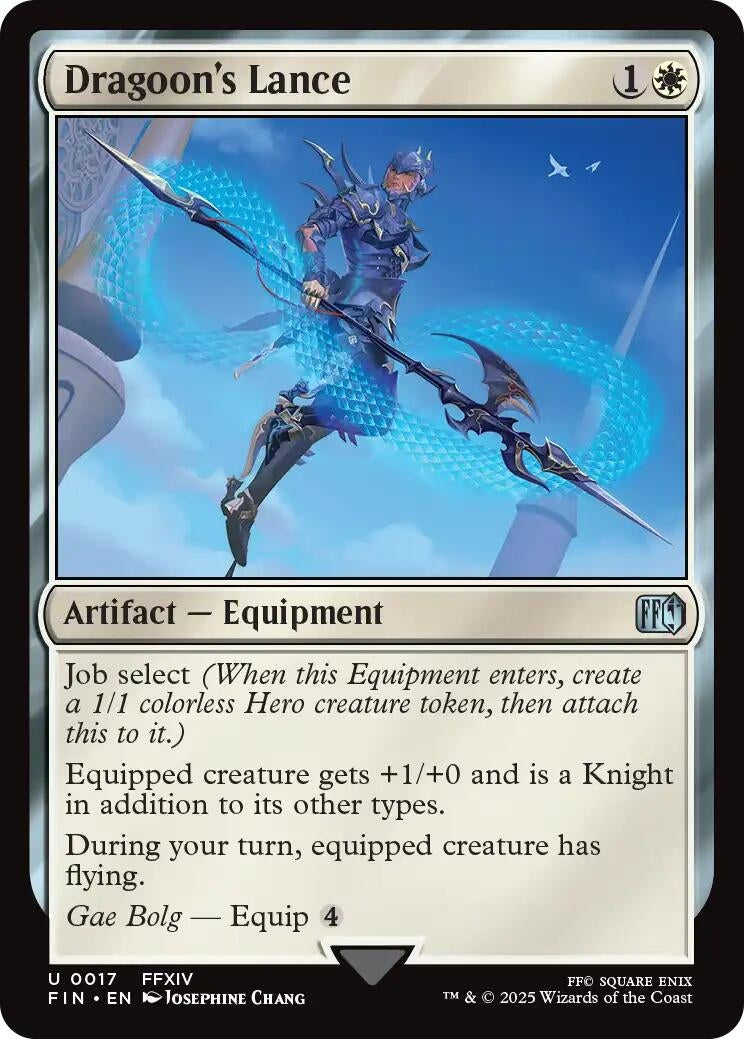 Image for Dragoon's Lance (17) (Foil) (FINAL FANTASY) - Magic: The Gathering