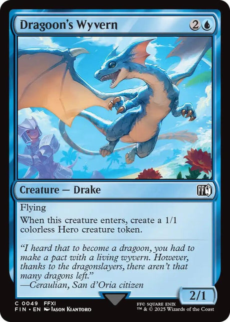 Image for Japanese Magic: The Gathering - Dragoon's Wyvern (49) (FINAL FANTASY) - Magic: The Gathering