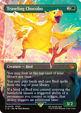Image for Traveling Chocobo (Borderless) (406) (Foil) (FINAL FANTASY) - Magic: The Gathering