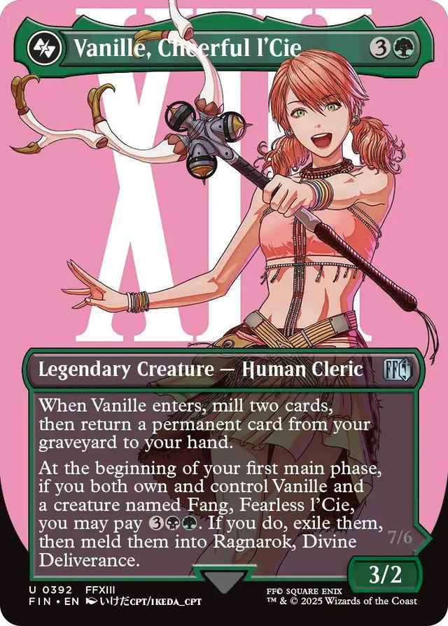 Image for Vanille, Cheerful l'Cie (Borderless) (392) (Foil) (FINAL FANTASY) - Magic: The Gathering