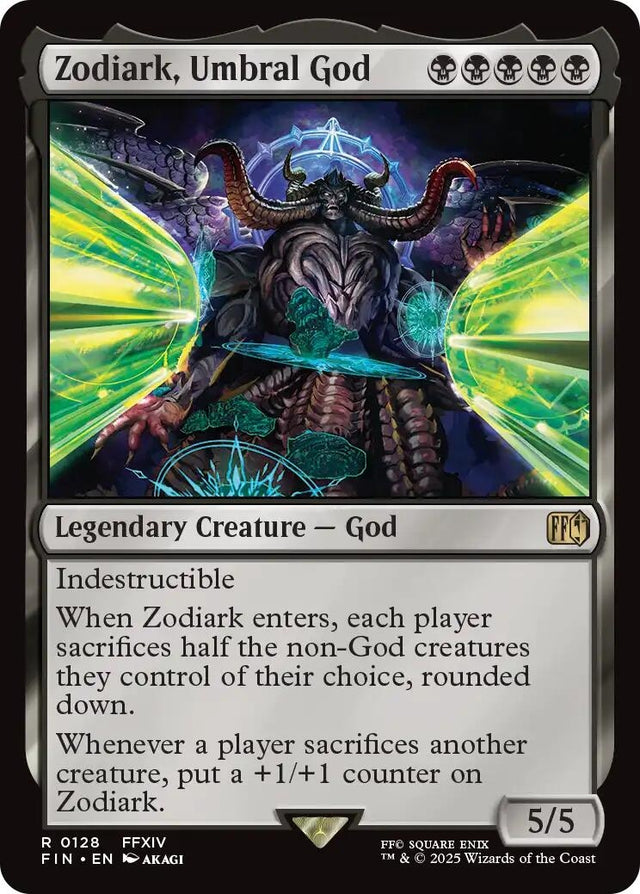 Image for Zodiark, Umbral God (128) (Foil) (FINAL FANTASY) - Magic: The Gathering