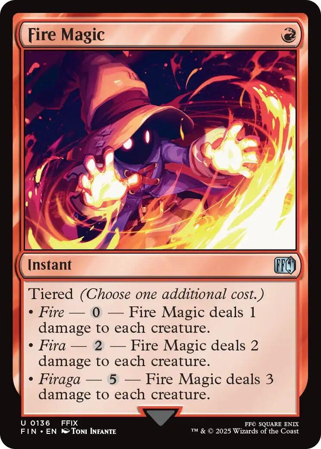 Image for Fire Magic (136) (Foil) (FINAL FANTASY) - Magic: The Gathering