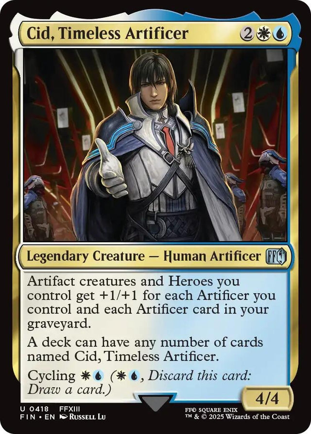 Image for Cid, Timeless Artificer (0418) (418) (FINAL FANTASY) - Magic: The Gathering