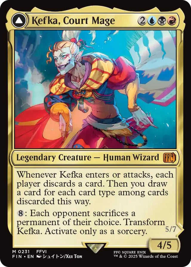 Image for Kefka, Court Mage (231) (FINAL FANTASY) - Magic: The Gathering