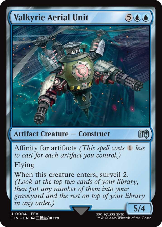 Image for Valkyrie Aerial Unit (84) (Foil) (FINAL FANTASY) - Magic: The Gathering