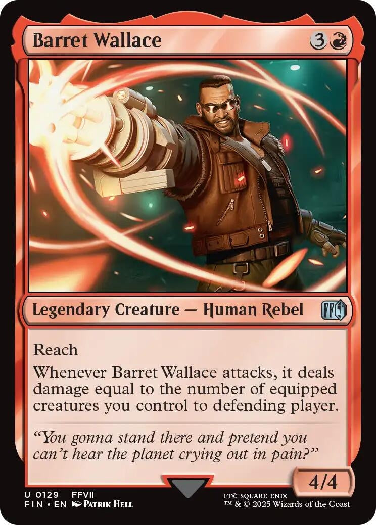 Image for Japanese Magic: The Gathering - Barret Wallace (129) (Foil) (FINAL FANTASY) - Magic: The Gathering