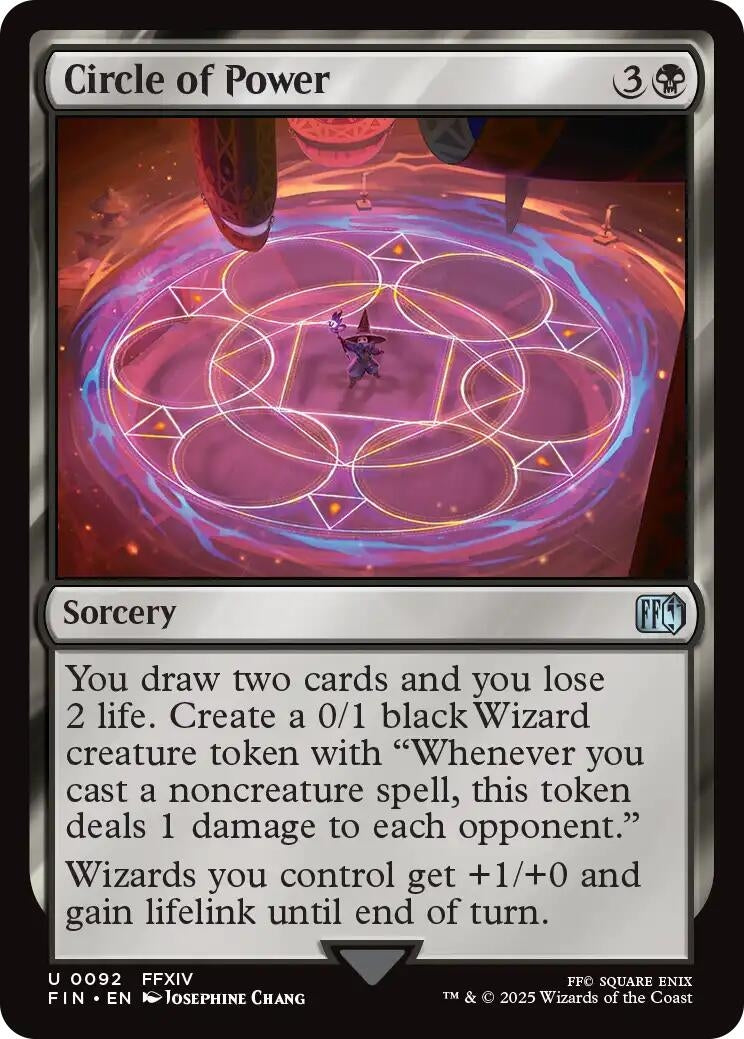 Image for Circle of Power (92) (Foil) (FINAL FANTASY) - Magic: The Gathering