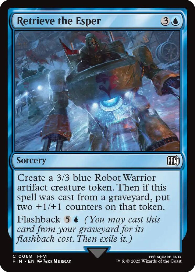 Image for Retrieve the Esper (68) (Foil) (FINAL FANTASY) - Magic: The Gathering