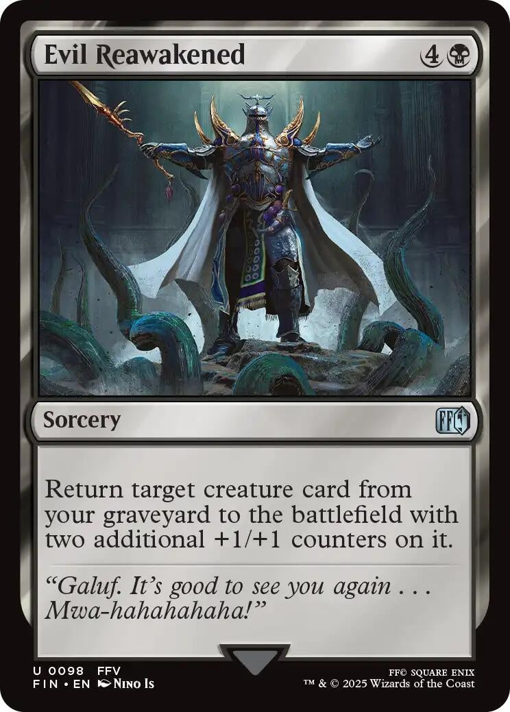 Image for Evil Reawakened (98) (Foil) (FINAL FANTASY) - Magic: The Gathering