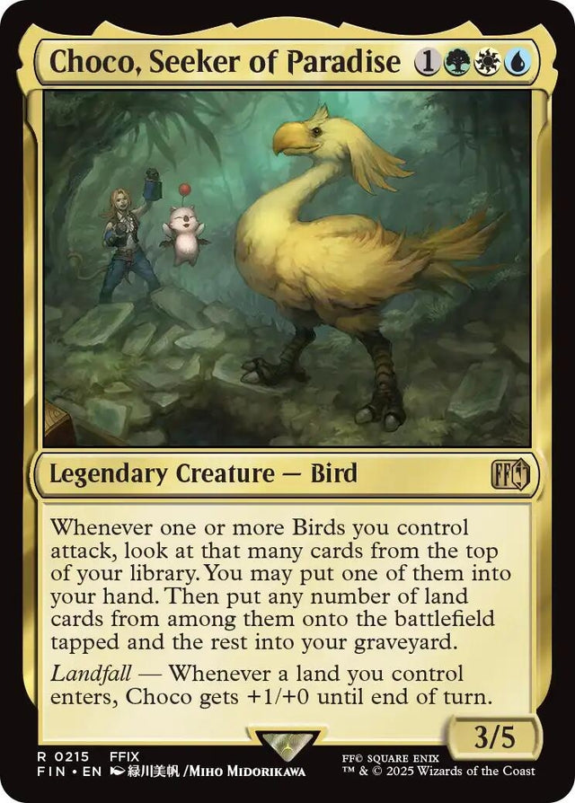 Image for Choco, Seeker of Paradise (215) (FINAL FANTASY) - Magic: The Gathering