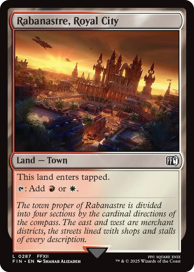 Image for Rabanastre, Royal City (287) (Foil) (FINAL FANTASY) - Magic: The Gathering