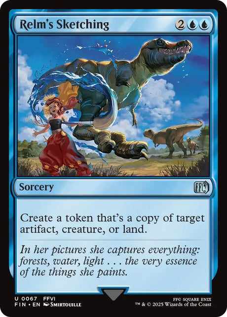 Image for Relm's Sketching (67) (Foil) (FINAL FANTASY) - Magic: The Gathering