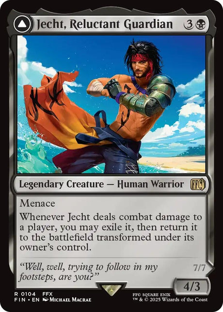 Image for Jecht, Reluctant Guardian (104) (FINAL FANTASY) - Magic: The Gathering