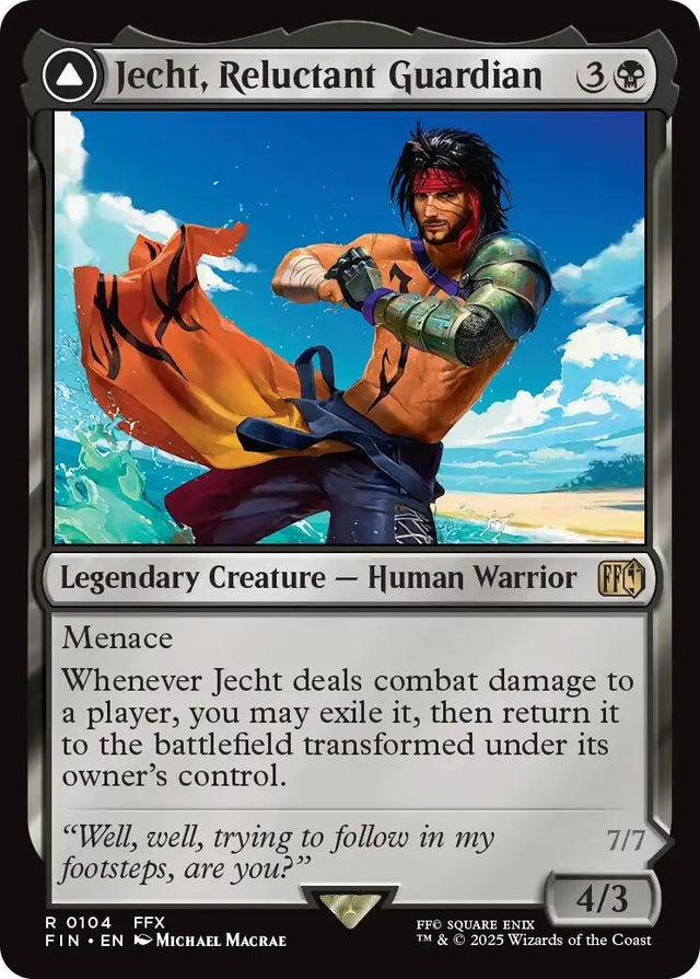 Image for Jecht, Reluctant Guardian (104) (FINAL FANTASY) - Magic: The Gathering