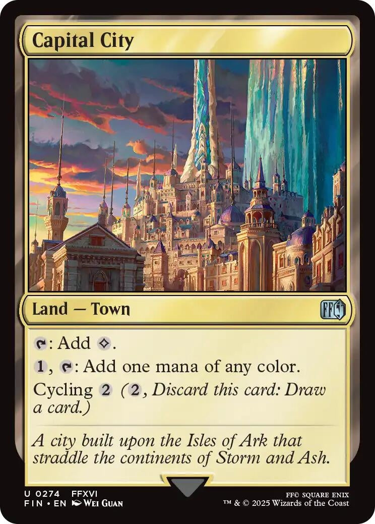 Image for Capital City (274) (Foil) (FINAL FANTASY) - Magic: The Gathering