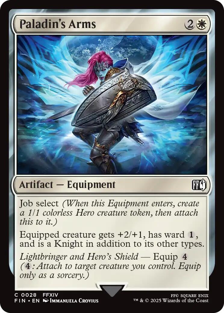 Image for Japanese Magic: The Gathering - Paladin's Arms (28) (Foil) (FINAL FANTASY) - Magic: The Gathering