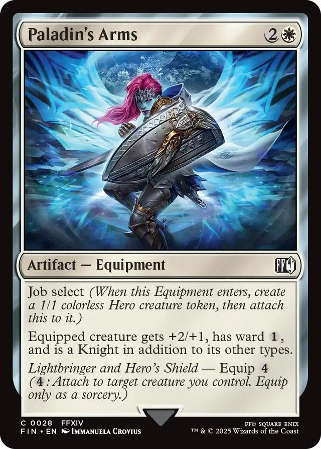Image for Japanese Magic: The Gathering - Paladin's Arms (28) (Foil) (FINAL FANTASY) - Magic: The Gathering