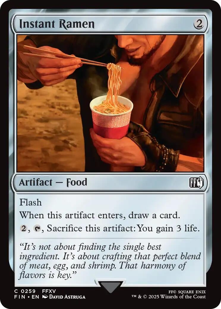 Image for Instant Ramen (259) (Foil) (FINAL FANTASY) - Magic: The Gathering