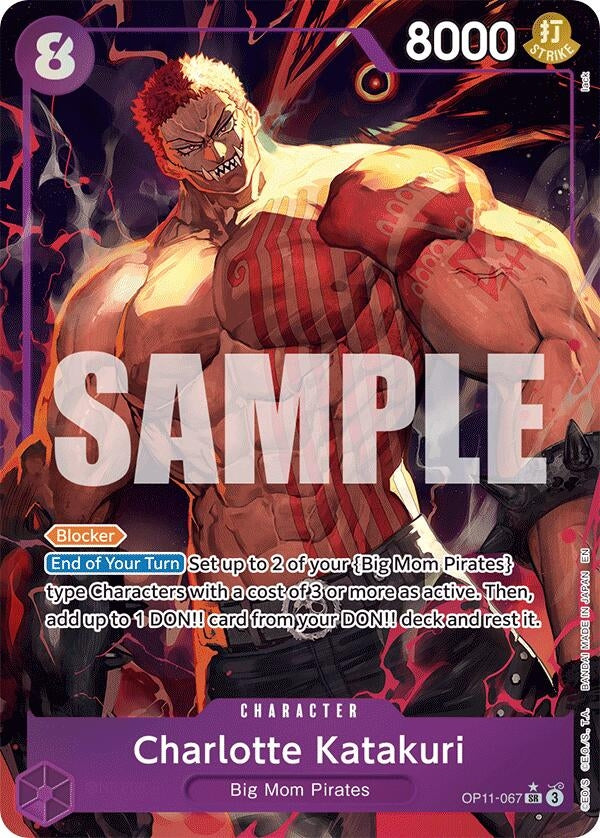 Image for Charlotte Katakuri (067) (Alternate Art) (OP11-067) (A Fist of Divine Speed) - One Piece Card Game