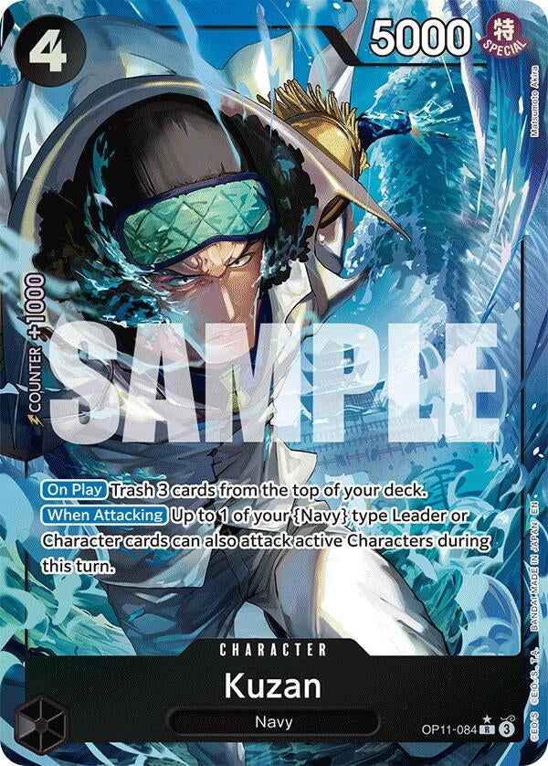 Image for Kuzan (Alternate Art) (OP11-084) (A Fist of Divine Speed) - One Piece Card Game