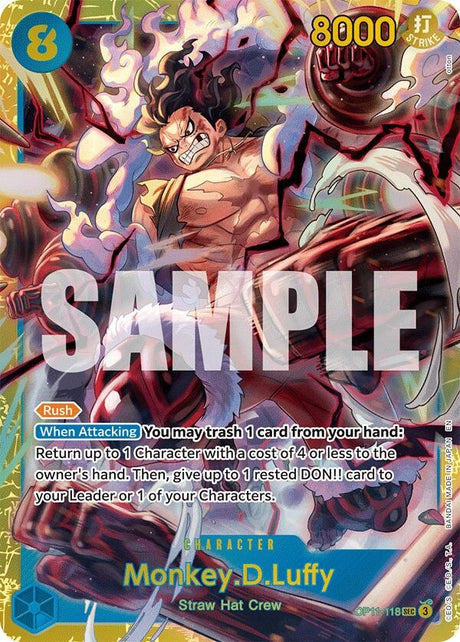 Image for Monkey.D.Luffy (118) (OP11-118) (A Fist of Divine Speed) - One Piece Card Game