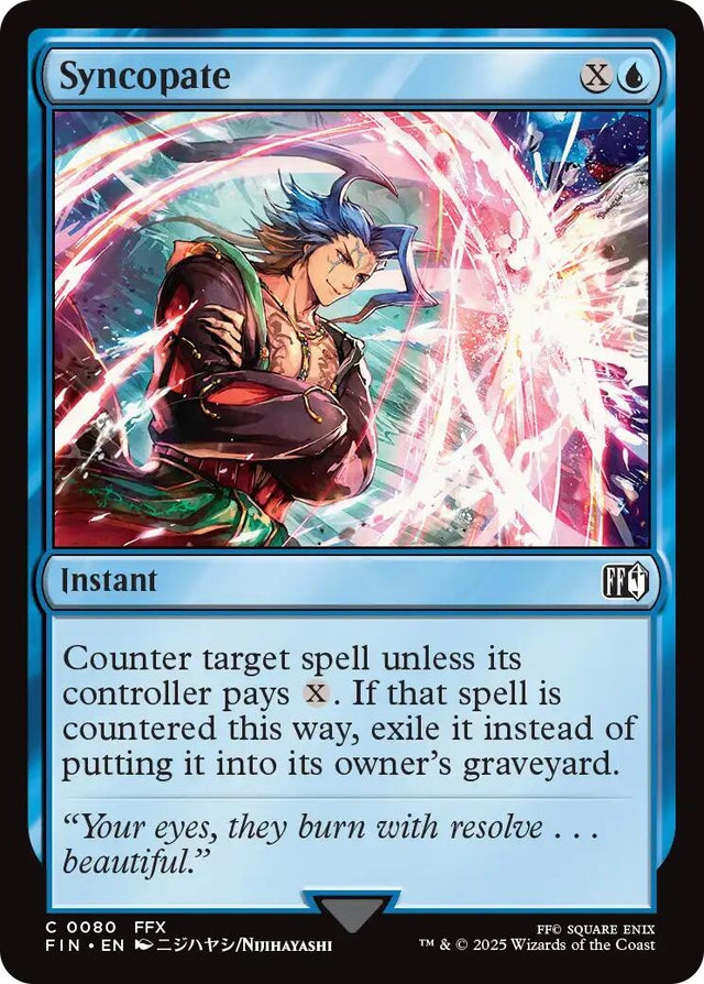 Image for Japanese Magic: The Gathering - Syncopate (80) (FINAL FANTASY) - Magic: The Gathering