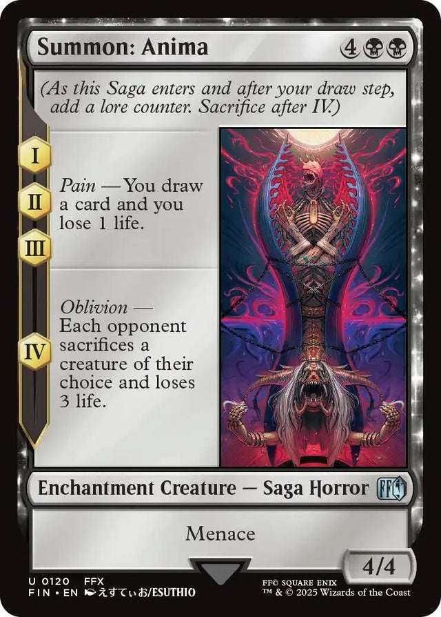 Image for Summon: Anima (120) (Foil) (FINAL FANTASY) - Magic: The Gathering