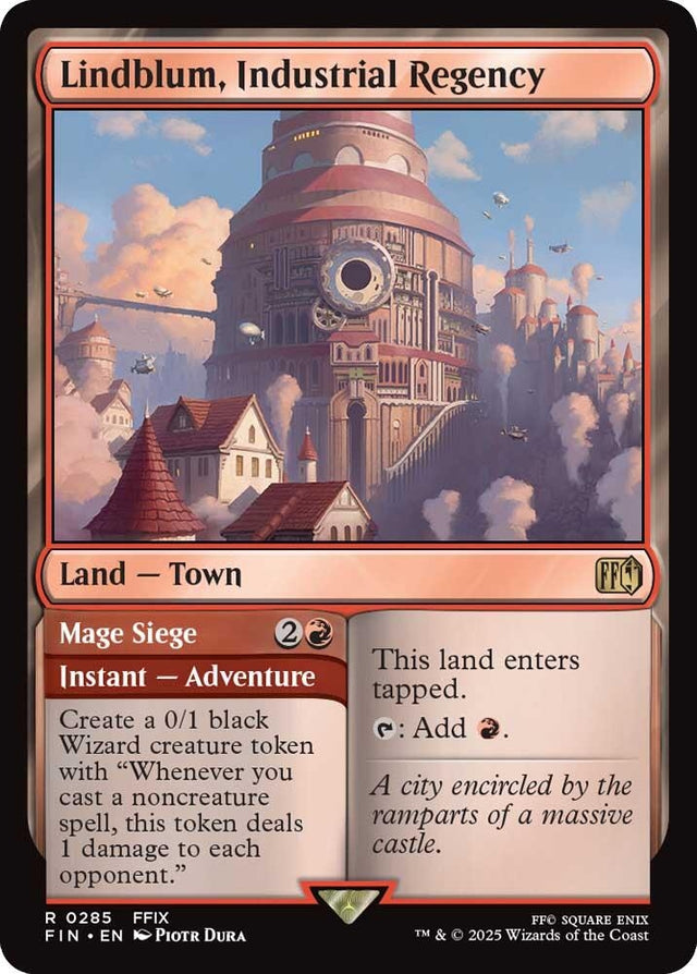Image for Lindblum, Industrial Regency (285) (Foil) (FINAL FANTASY) - Magic: The Gathering