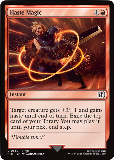 Image for Japanese Magic: The Gathering - Haste Magic (140) (Foil) (FINAL FANTASY) - Magic: The Gathering