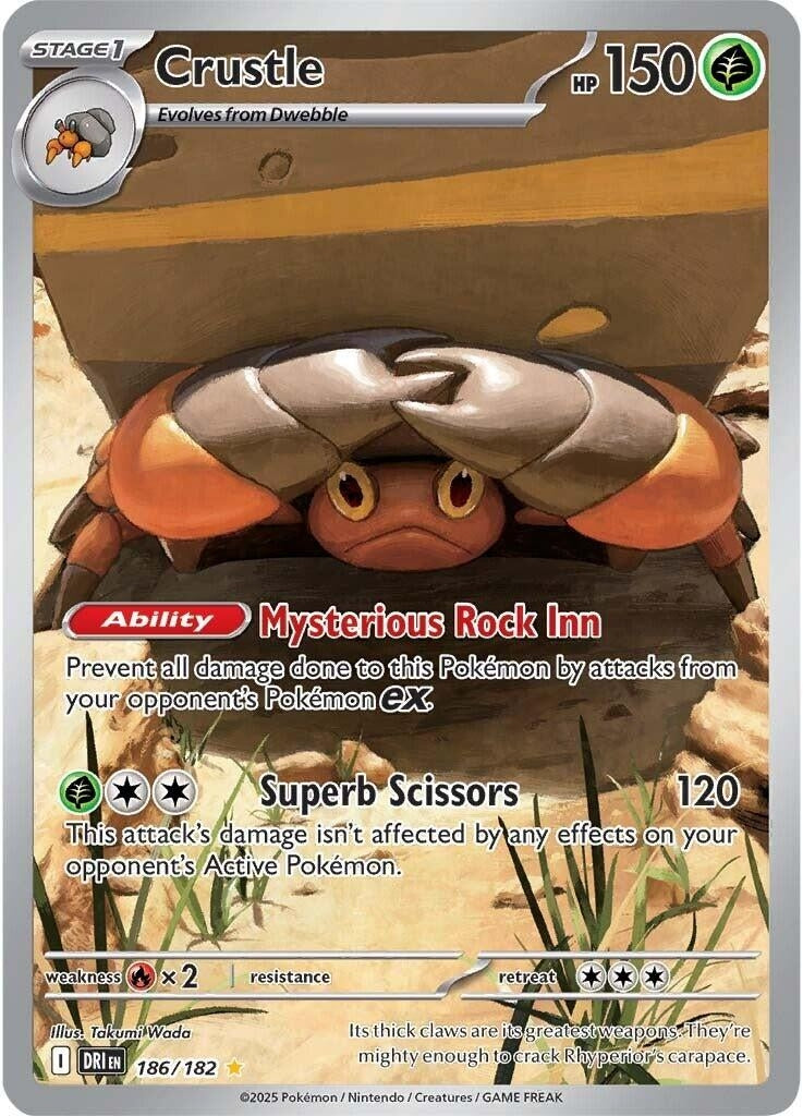 Crustle (186/182) (SV10: Destined Rivals)