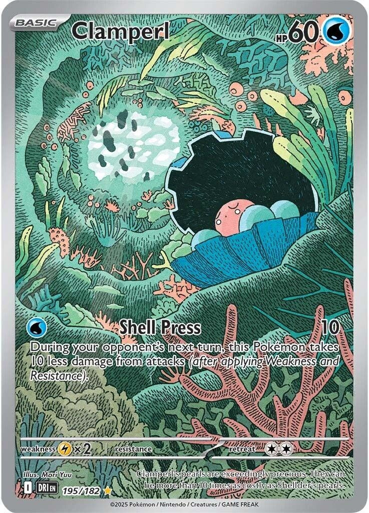 Clamperl (195/182) [SV10: Destined Rivals]