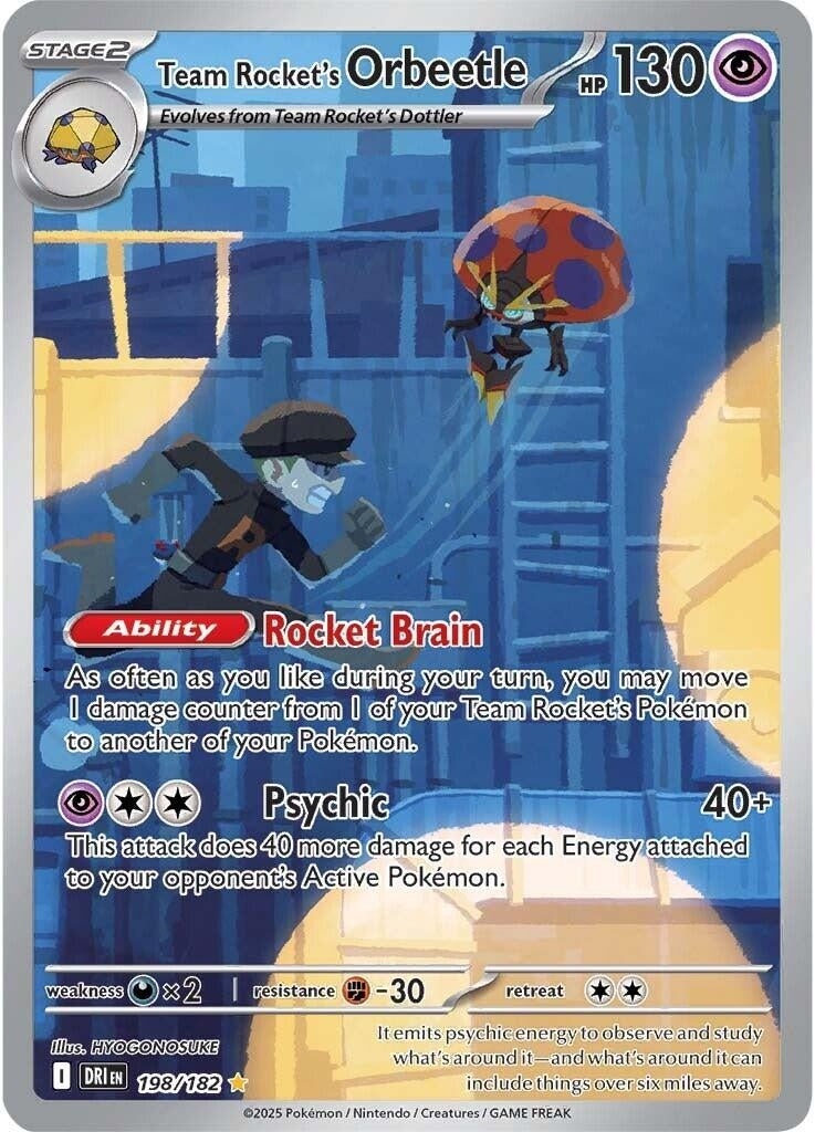 Team Rocket's Orbeetle (198/182) [SV10: Destined Rivals]