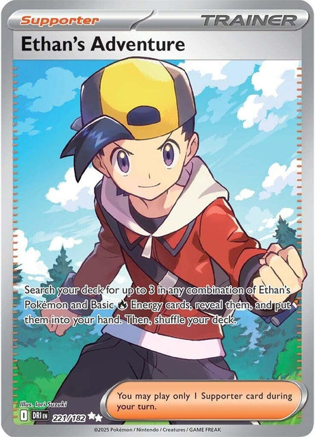 Image for Ethan's Adventure (221/182) (SV10: Destined Rivals) - Pokemon