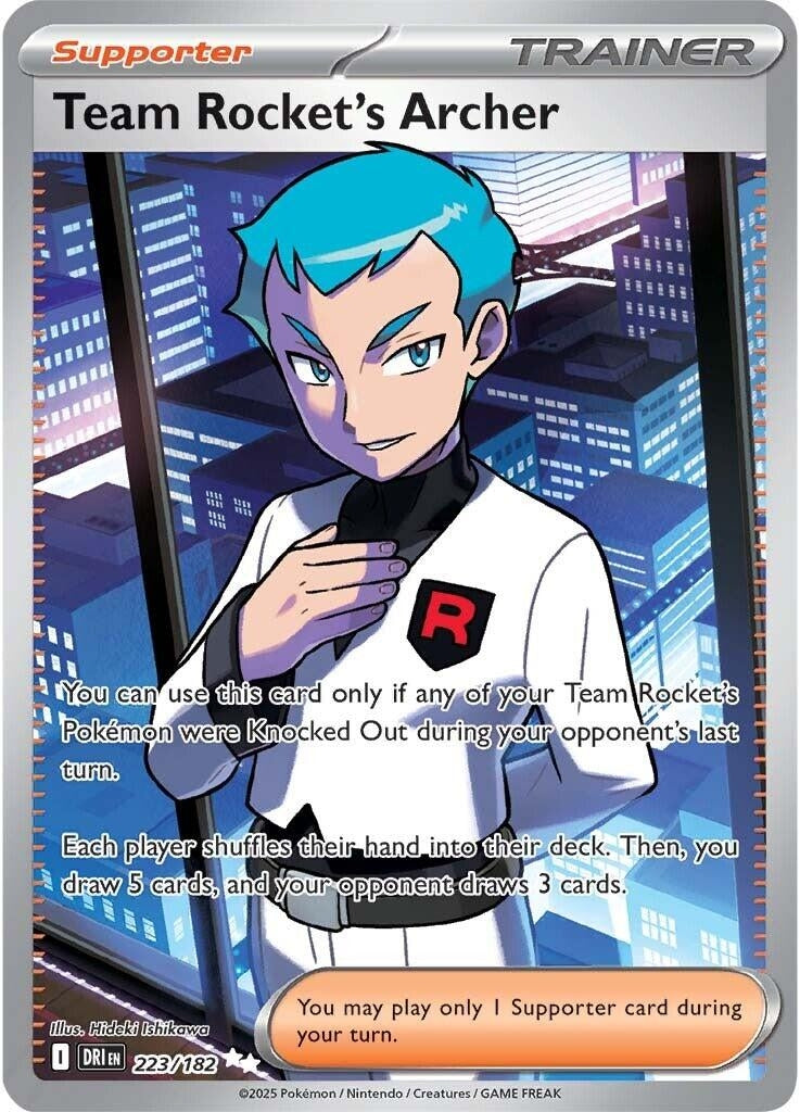 Team Rocket's Archer (223/182) [SV10: Destined Rivals]