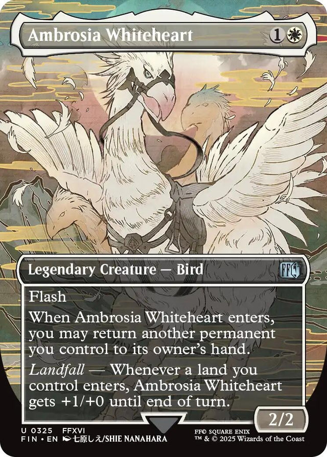 Image for Ambrosia Whiteheart (Borderless) (325) (FINAL FANTASY) - Magic: The Gathering