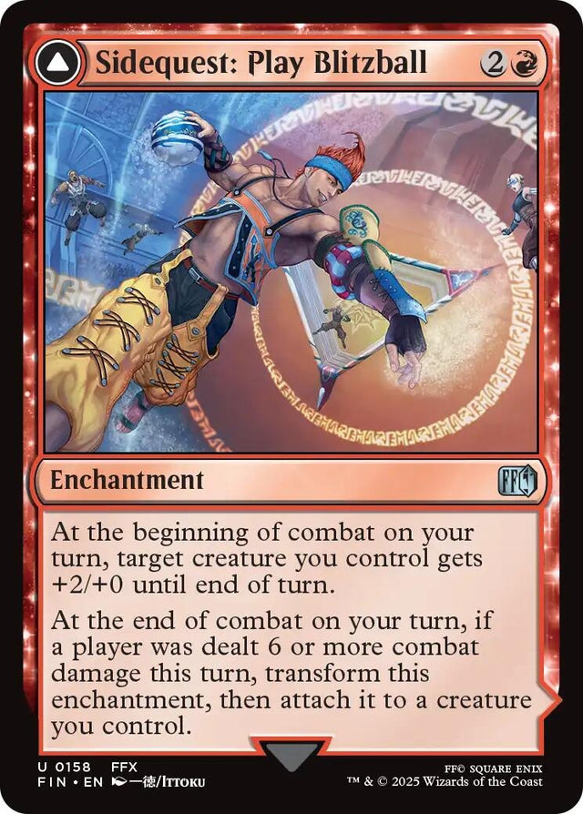 Image for Sidequest: Play Blitzball (158) (Foil) (FINAL FANTASY) - Magic: The Gathering