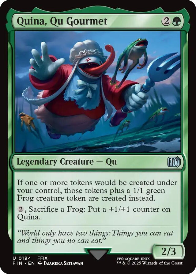 Image for Quina, Qu Gourmet (194) (Foil) (FINAL FANTASY) - Magic: The Gathering
