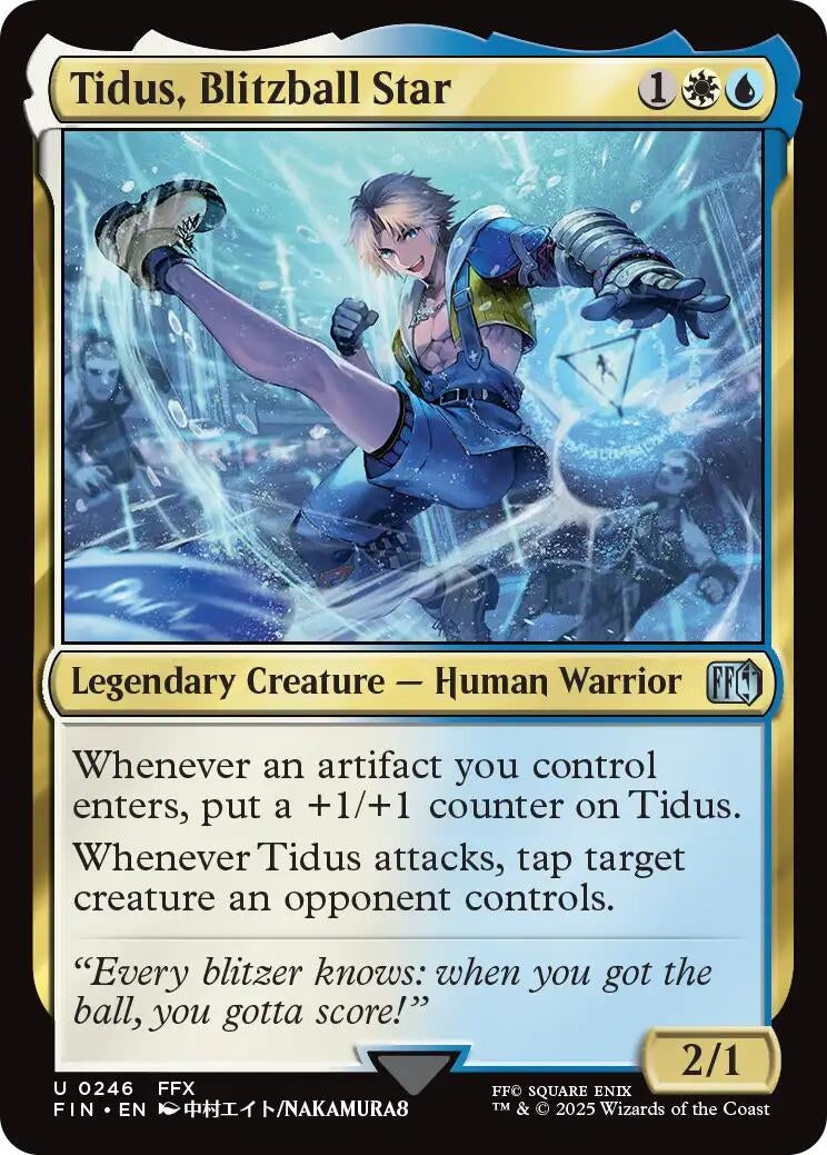 Tidus, Blitzball Star (246) (Foil) (FINAL FANTASY)